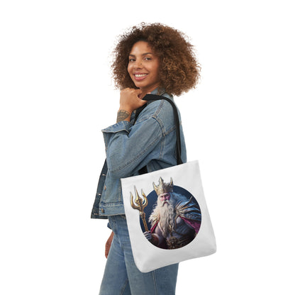 King Of Tridents - Canvas Tote Bag, 5-Color Straps (US)