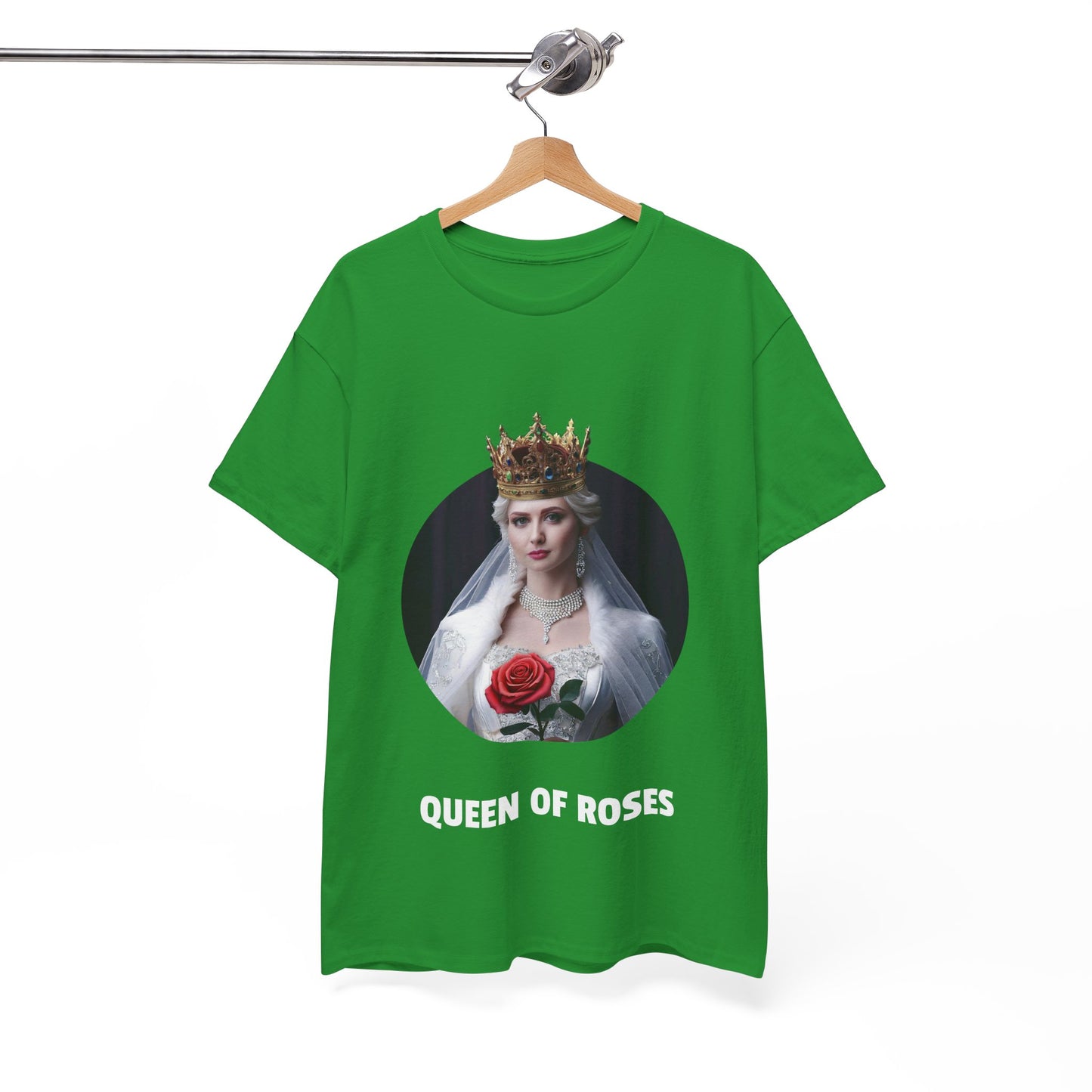 Queen Of Roses - Unisex Heavy Cotton Tee (UK)