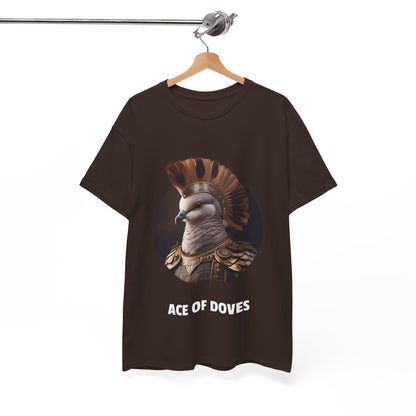 Ace of Doves - Unisex-T-Shirt aus schwerer Baumwolle (UK)