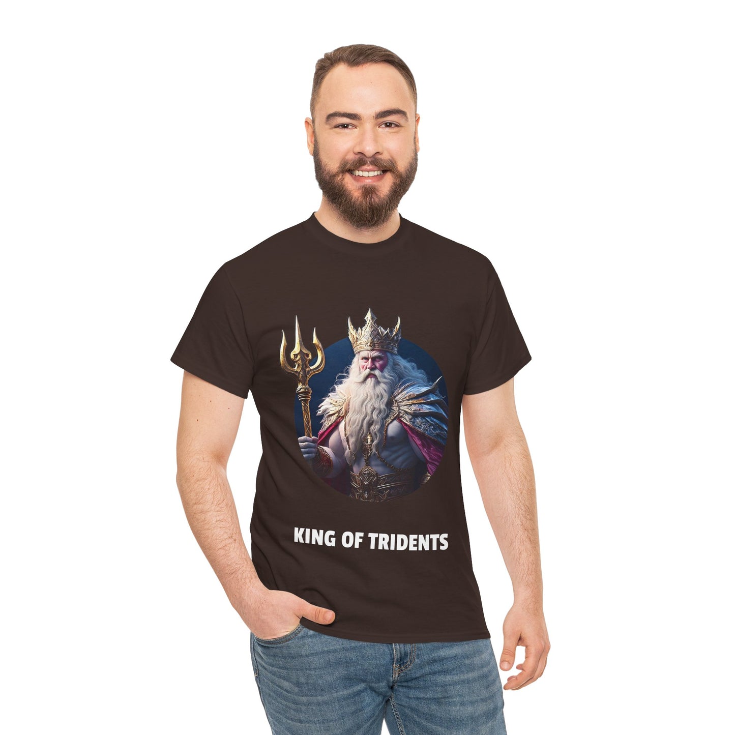 King Of Tridents - Unisex Heavy Cotton Tee (UK)