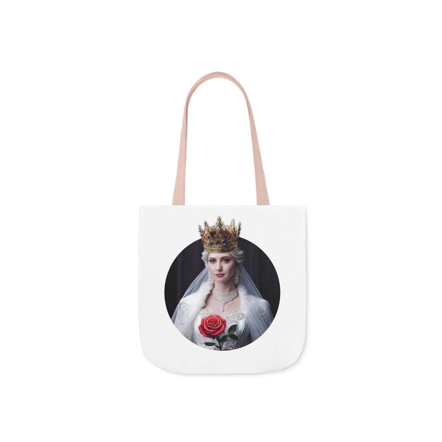 Queen Of Roses - Canvas Tote Bag, 5-Color Straps (UK)