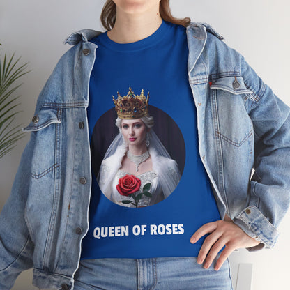 Queen Of Roses - Unisex Heavy Cotton Tee (UK)