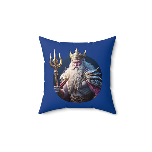 King Of Tridents - Spun Polyester Square Pillow (US)