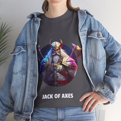 Jack Of Axes - Unisex-T-Shirt aus schwerer Baumwolle (UK)