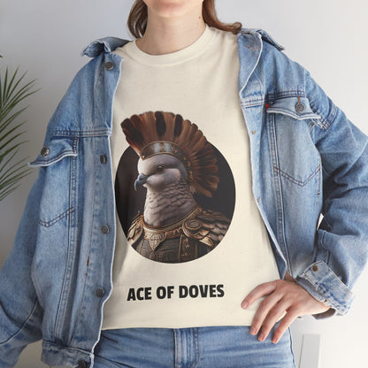 Ace of Doves - Unisex-T-Shirt aus schwerer Baumwolle (UK)