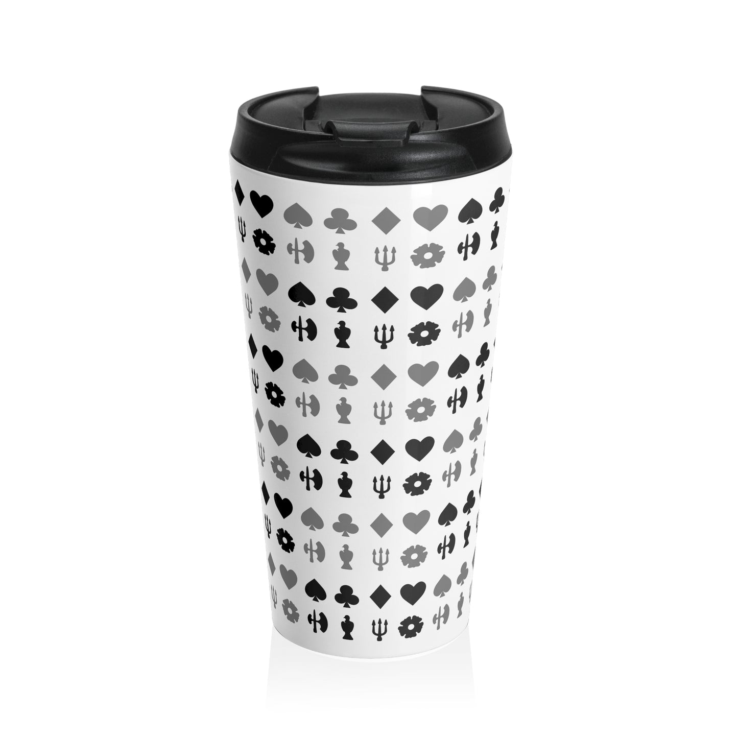 8 Suits - Stainless Steel Travel Mug (US)