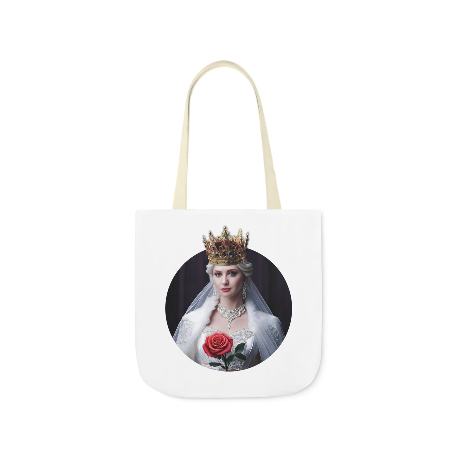 Queen Of Roses - Canvas Tote Bag, 5-Color Straps (UK)