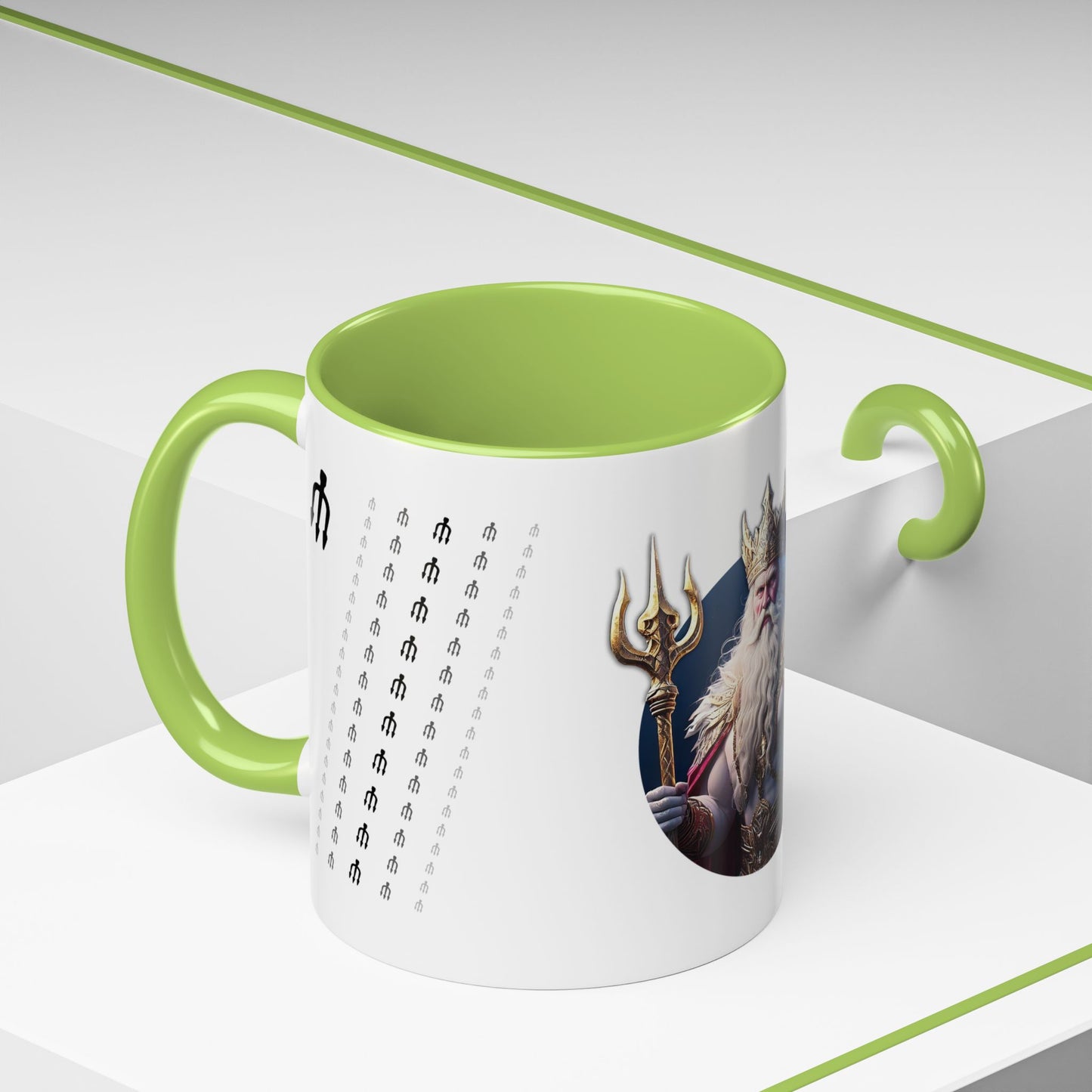 King Of Tridents - Akzent-Kaffeetasse (11, 15 oz) (UK)