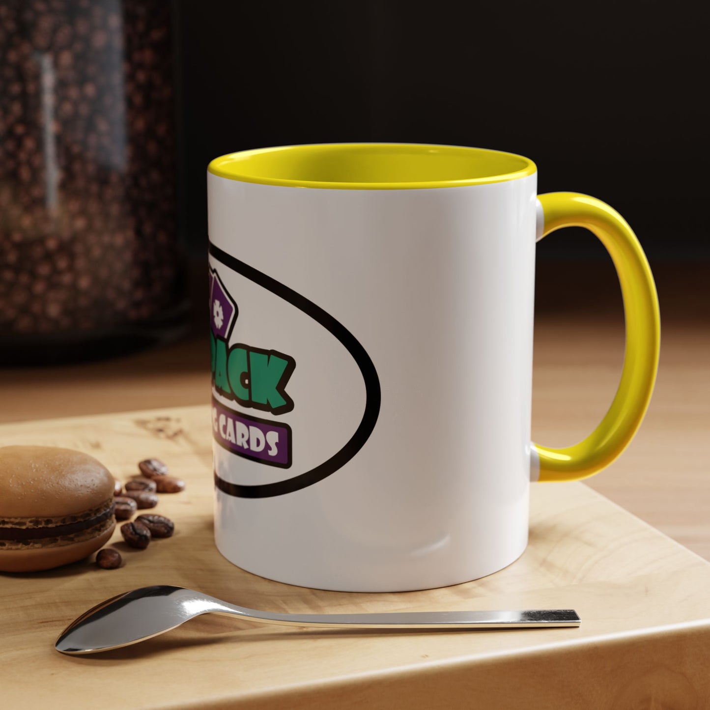 Fatpack-Logo – Akzent-Kaffeetasse (11, 15 oz) (UK)