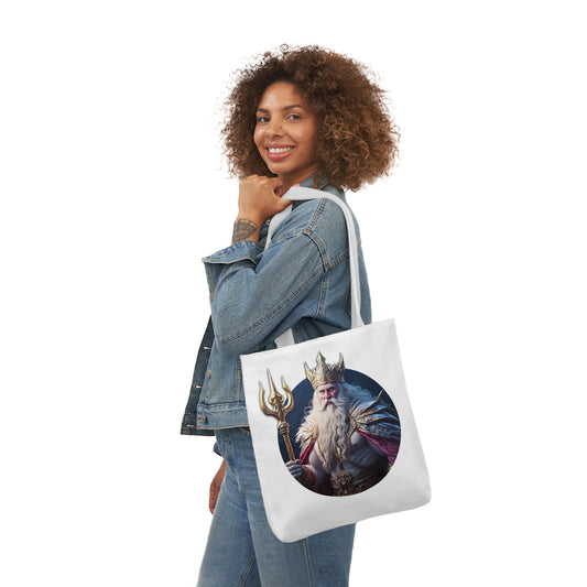 King Of Tridents - Canvas Tote Bag, 5-Color Straps (UK)