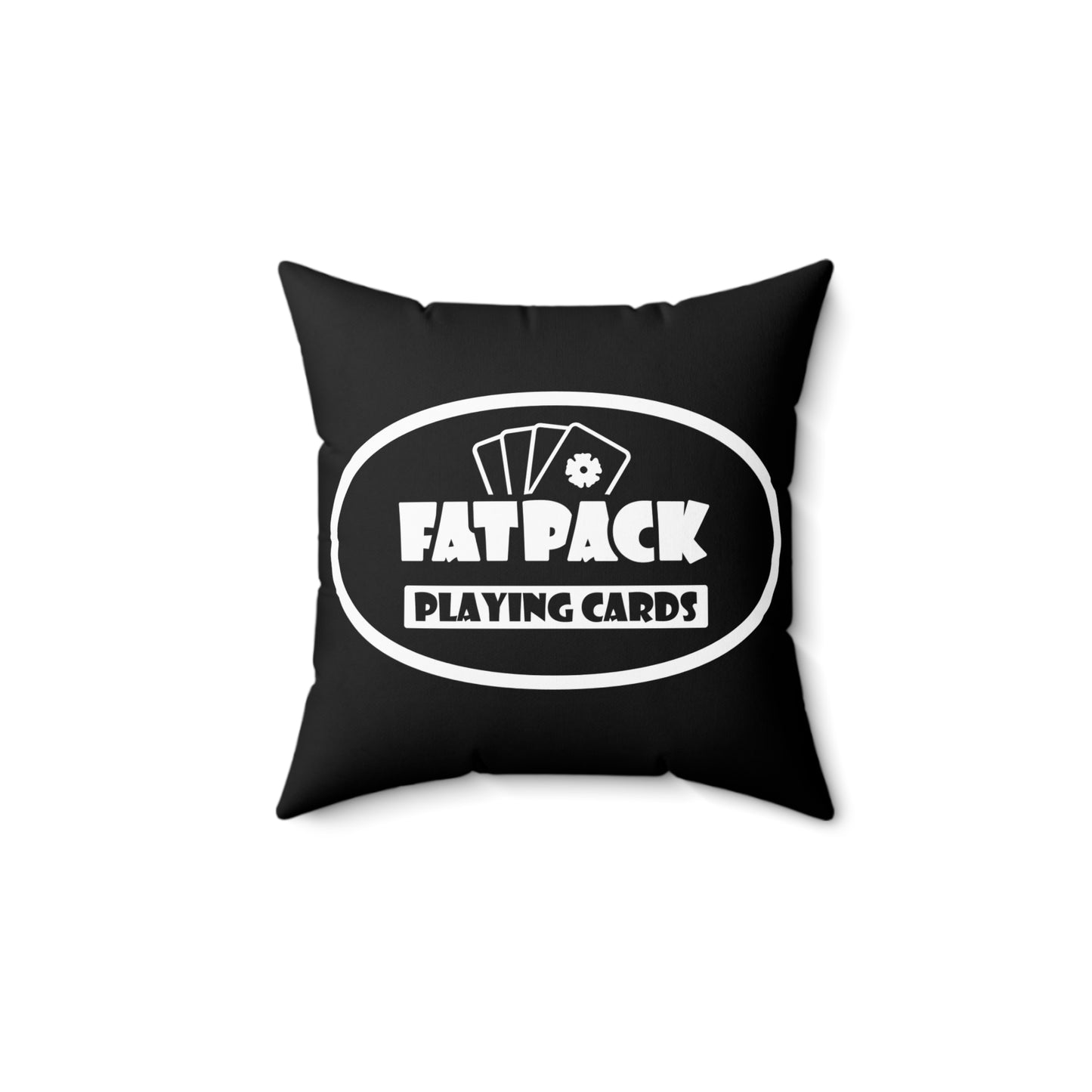 Fatpack Logo - Spun Polyester Square Pillow (US)