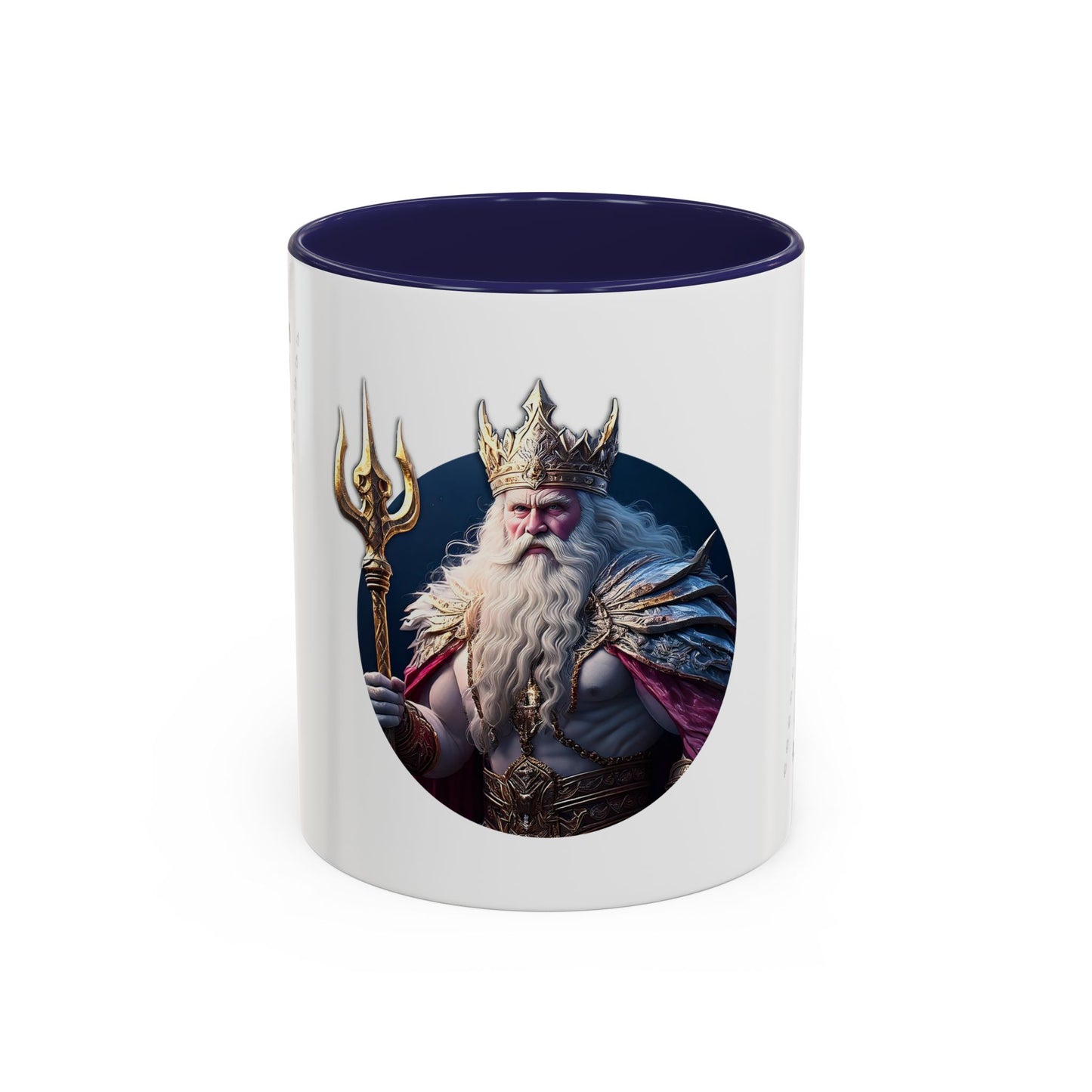 King Of Tridents - Akzent-Kaffeetasse (11, 15 oz) (UK)