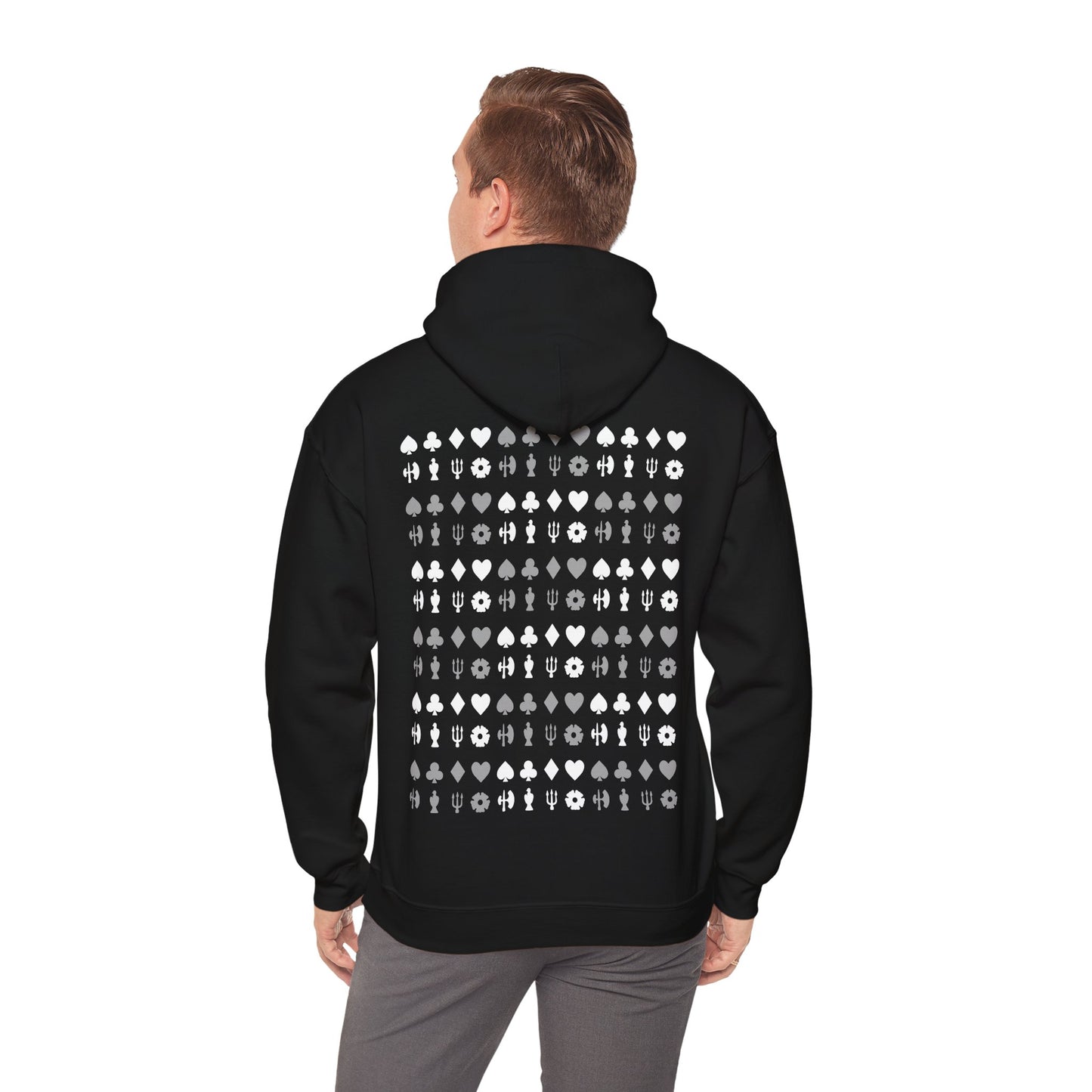 8 Suits - Unisex Heavy Blend™ Hooded Sweatshirt (UK)