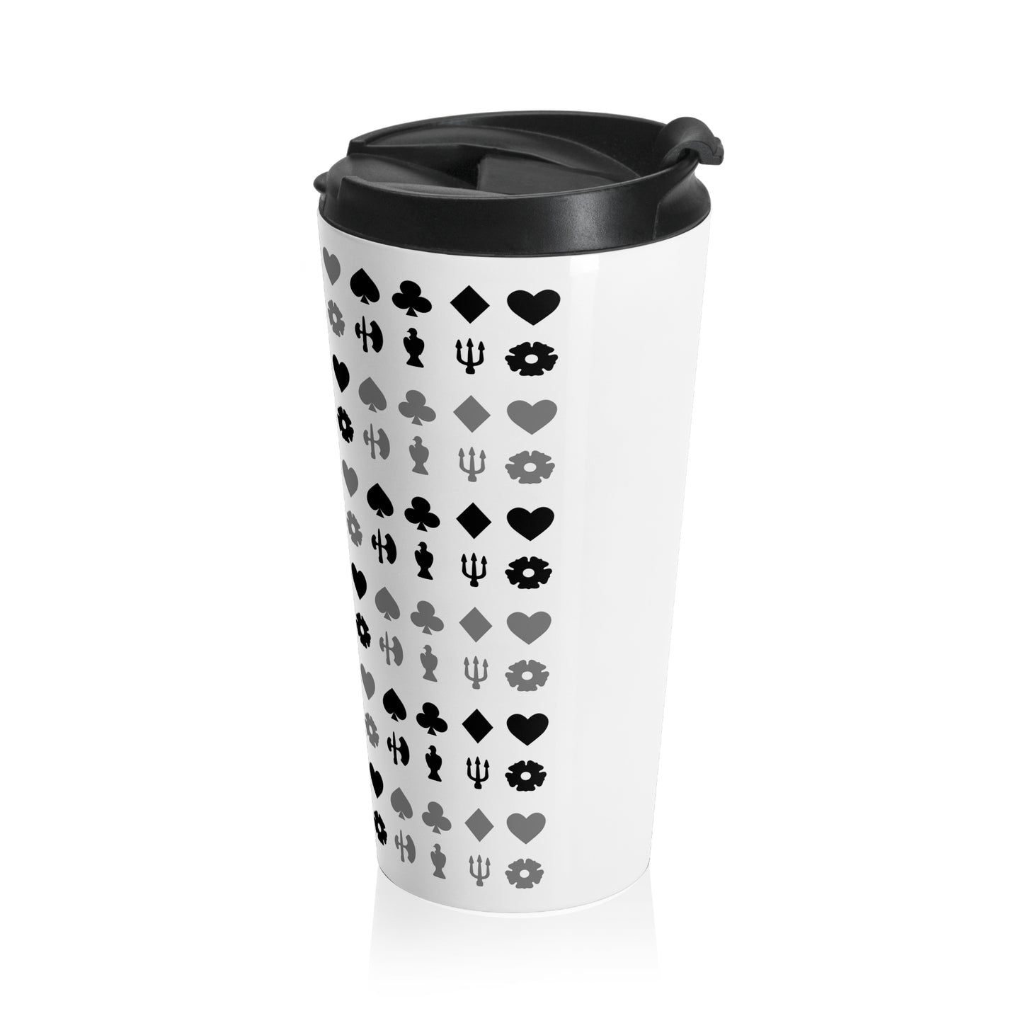 8 Suits - Stainless Steel Travel Mug (US)