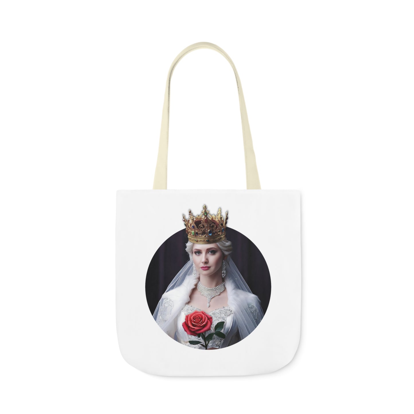 Queen Of Roses - Canvas Tote Bag, 5-Color Straps (US)