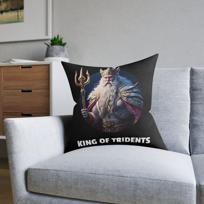 King Of Tridents - Square Pillow (UK)