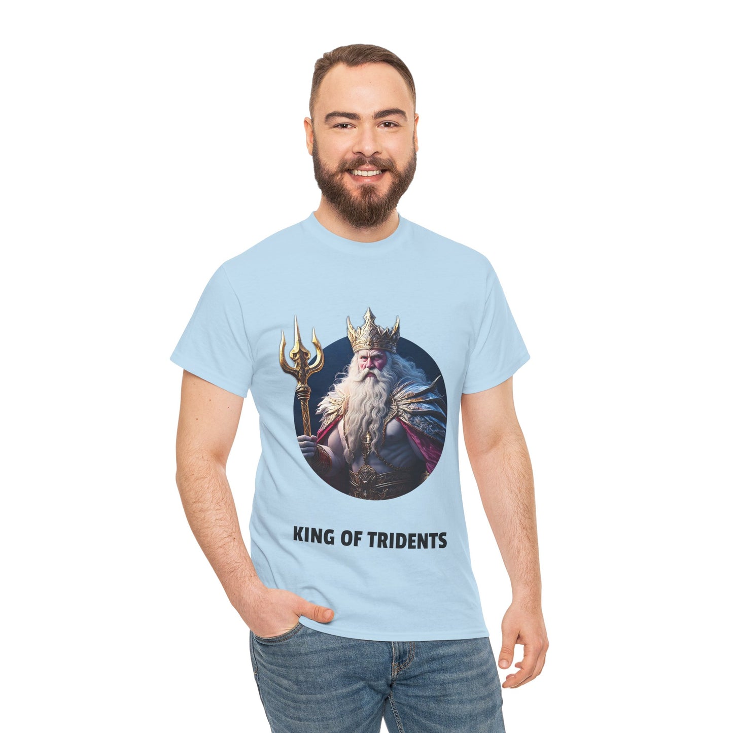 King Of Tridents - Unisex Heavy Cotton Tee (UK)