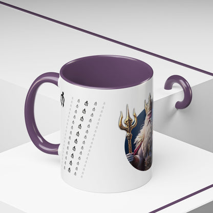 King Of Tridents - Akzent-Kaffeetasse (11, 15 oz) (UK)