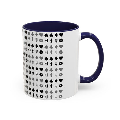 8 Suits - Accent Coffee Mug (11, 15oz) (US)