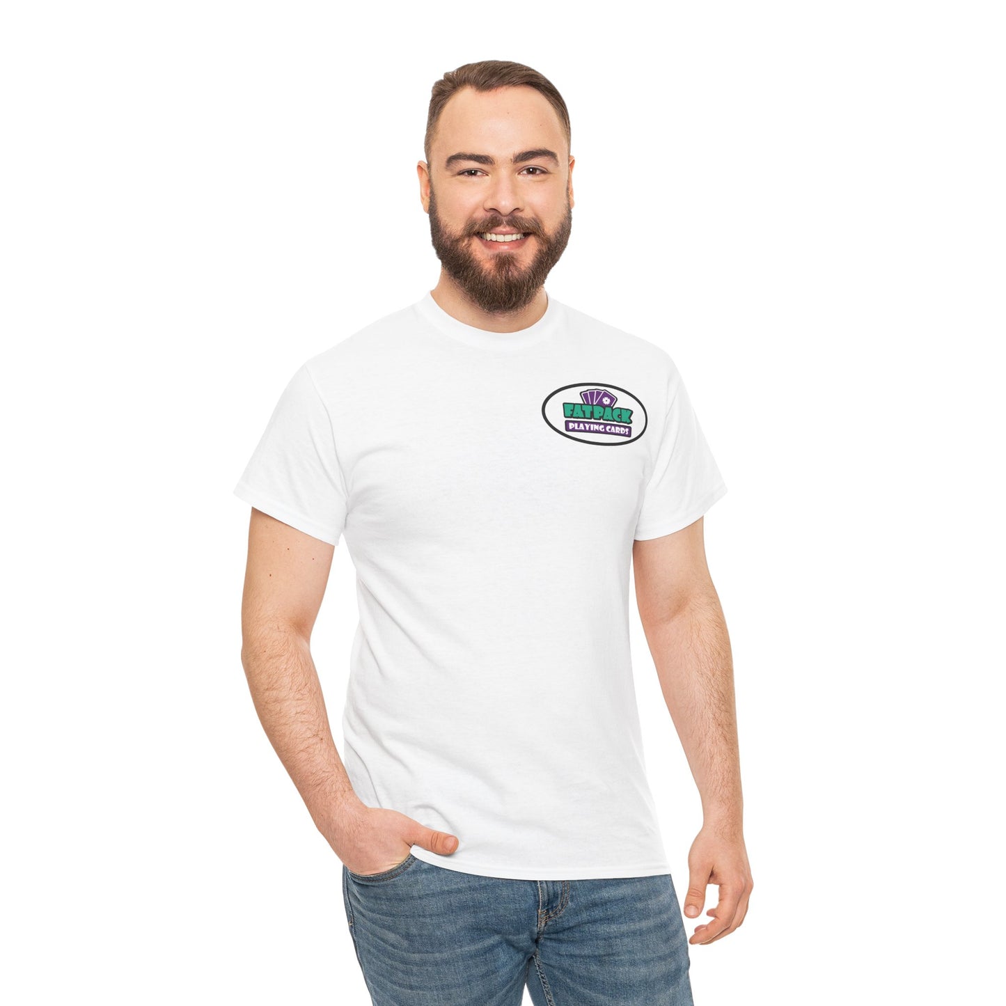 Fatpack Logo - Unisex Heavy Cotton Tee (UK)