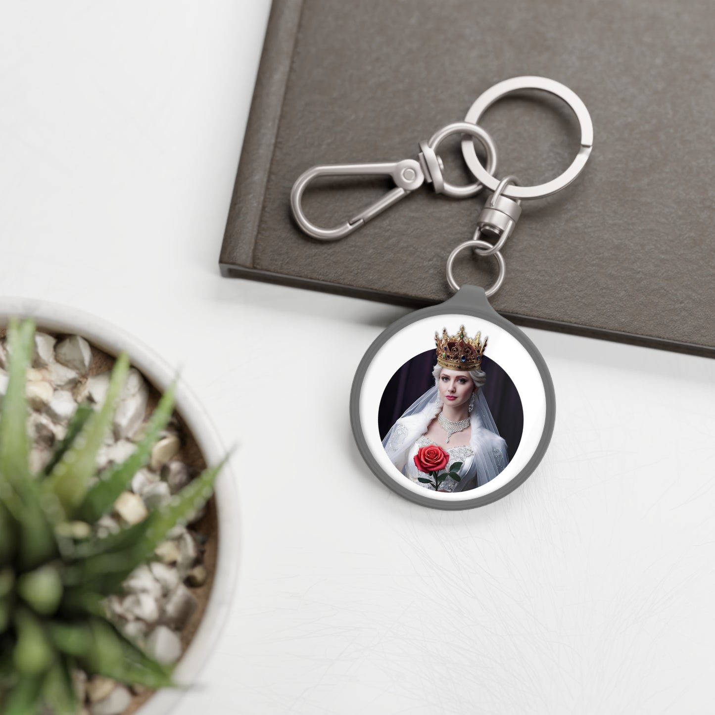 Queen Of Roses - Keyring Tag (UK)