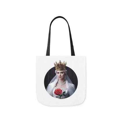 Queen Of Roses - Canvas Tote Bag, 5-Color Straps (UK)