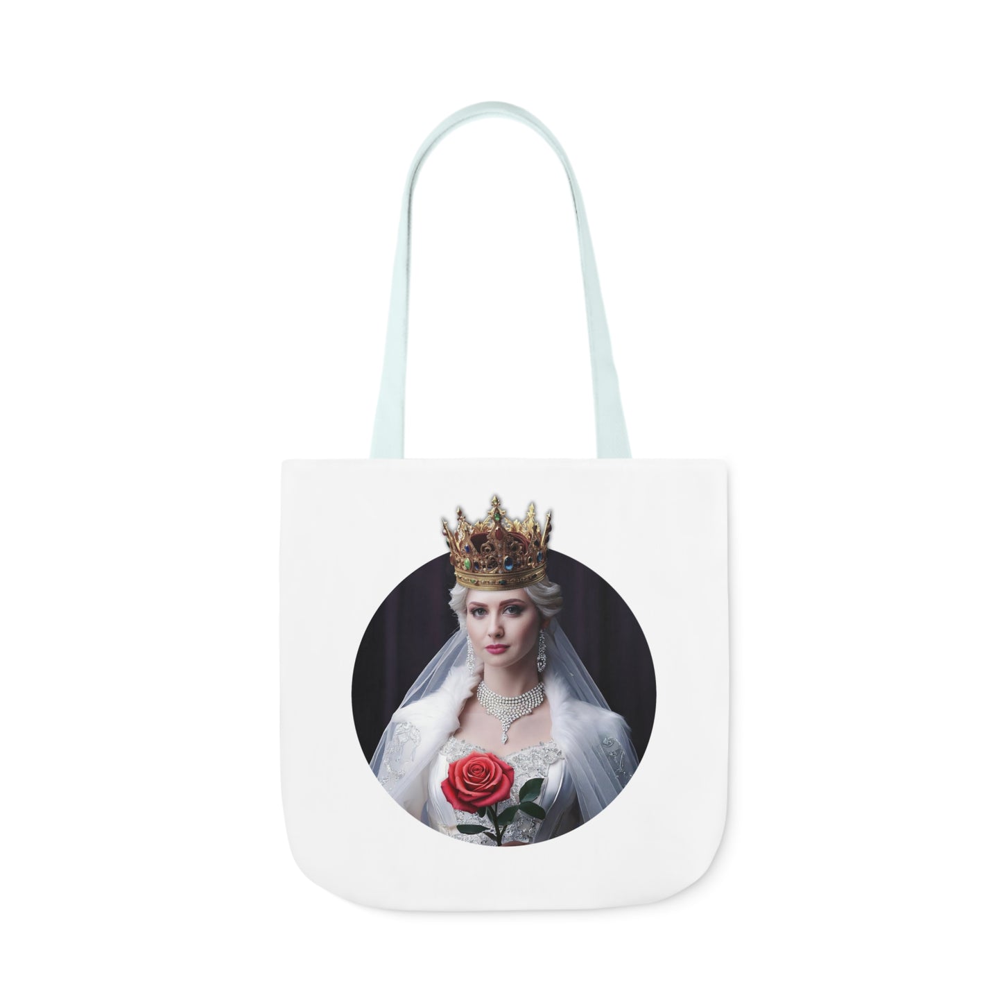 Queen Of Roses - Canvas Tote Bag, 5-Color Straps (UK)