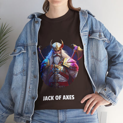 Jack Of Axes - Unisex-T-Shirt aus schwerer Baumwolle (UK)