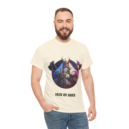 Jack Of Axes - Unisex-T-Shirt aus schwerer Baumwolle (UK)