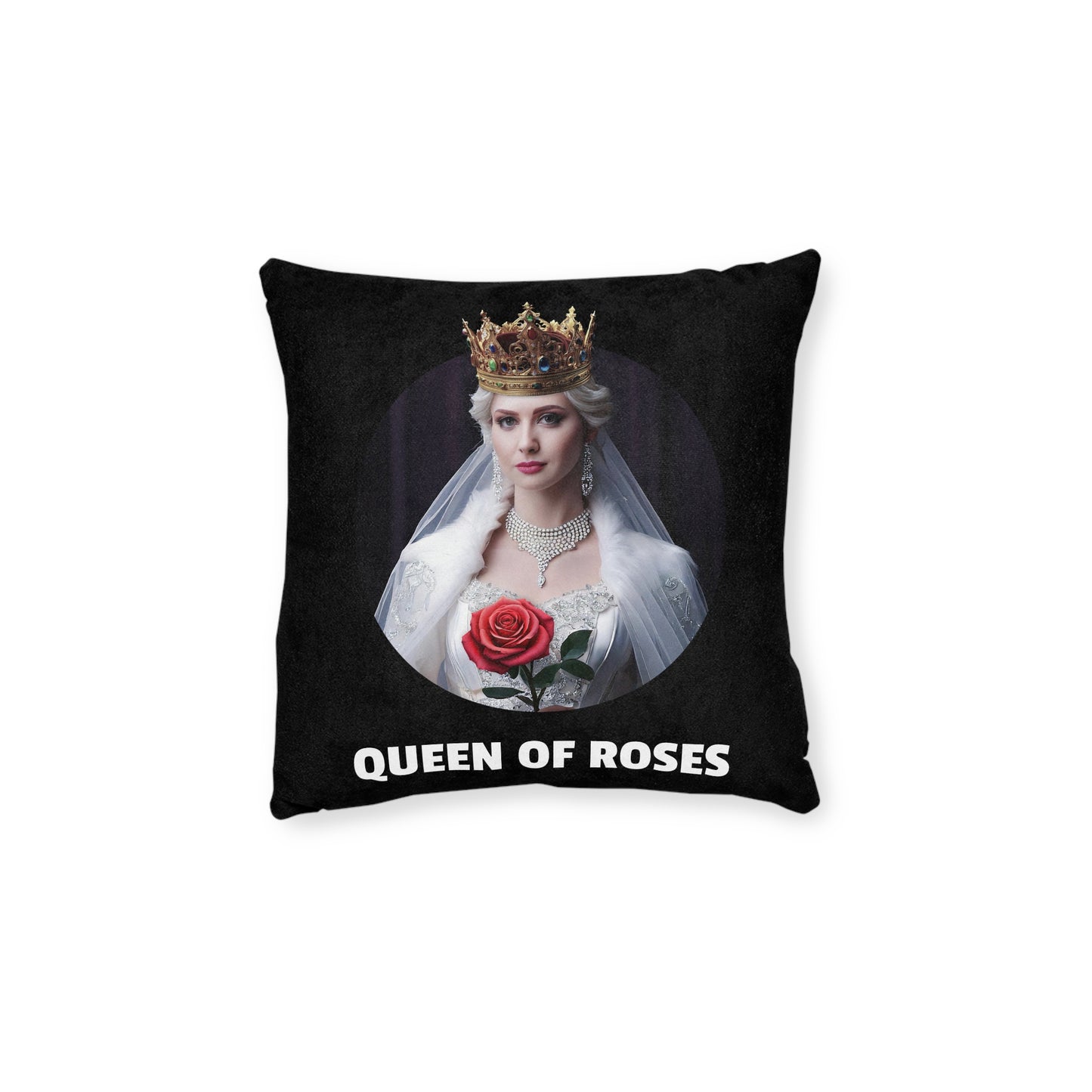 Queen Of Roses - Square Pillow (UK)