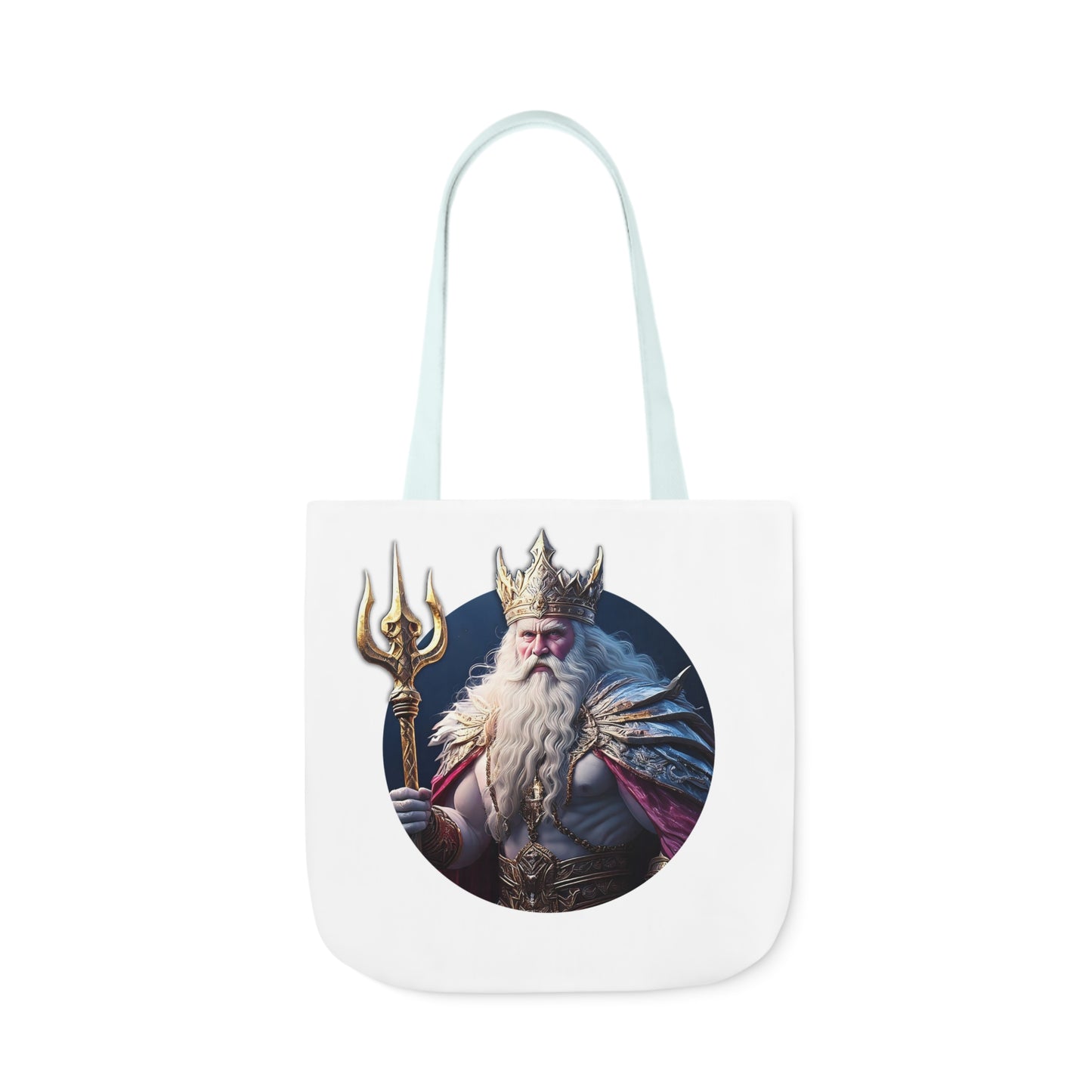 King Of Tridents - Canvas Tote Bag, 5-Color Straps (US)