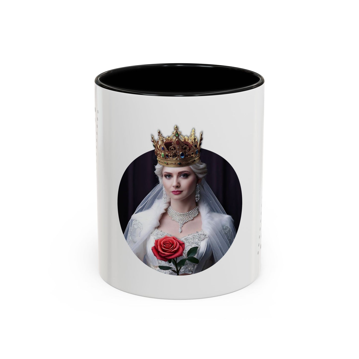 Queen Of Roses - Akzent-Kaffeetasse (11, 15 oz) (UK)