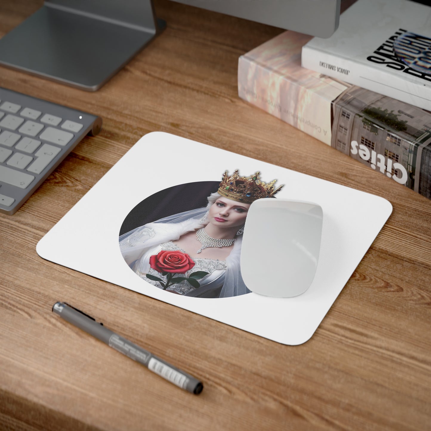 Queen Of Roses - Desk Mouse Pad (EU)