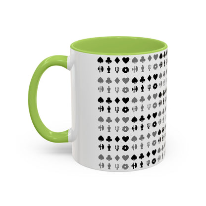 8 Suits - Accent Coffee Mug (11, 15oz) (EU)