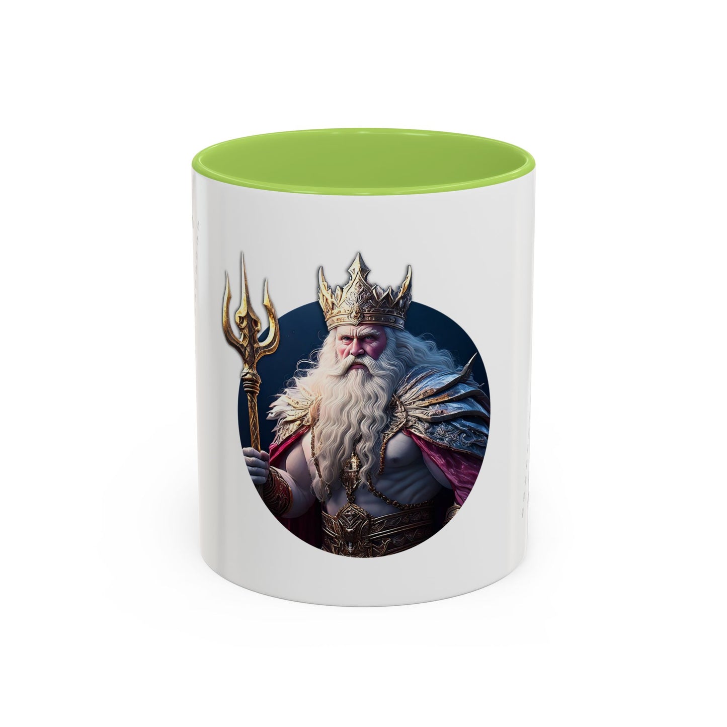 King Of Tridents - Akzent-Kaffeetasse (11, 15 oz) (UK)