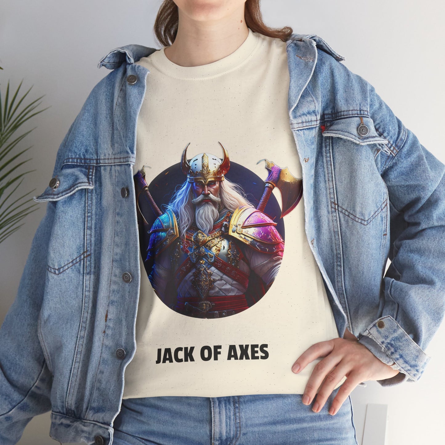 Jack Of Axes - Unisex-T-Shirt aus schwerer Baumwolle (UK)