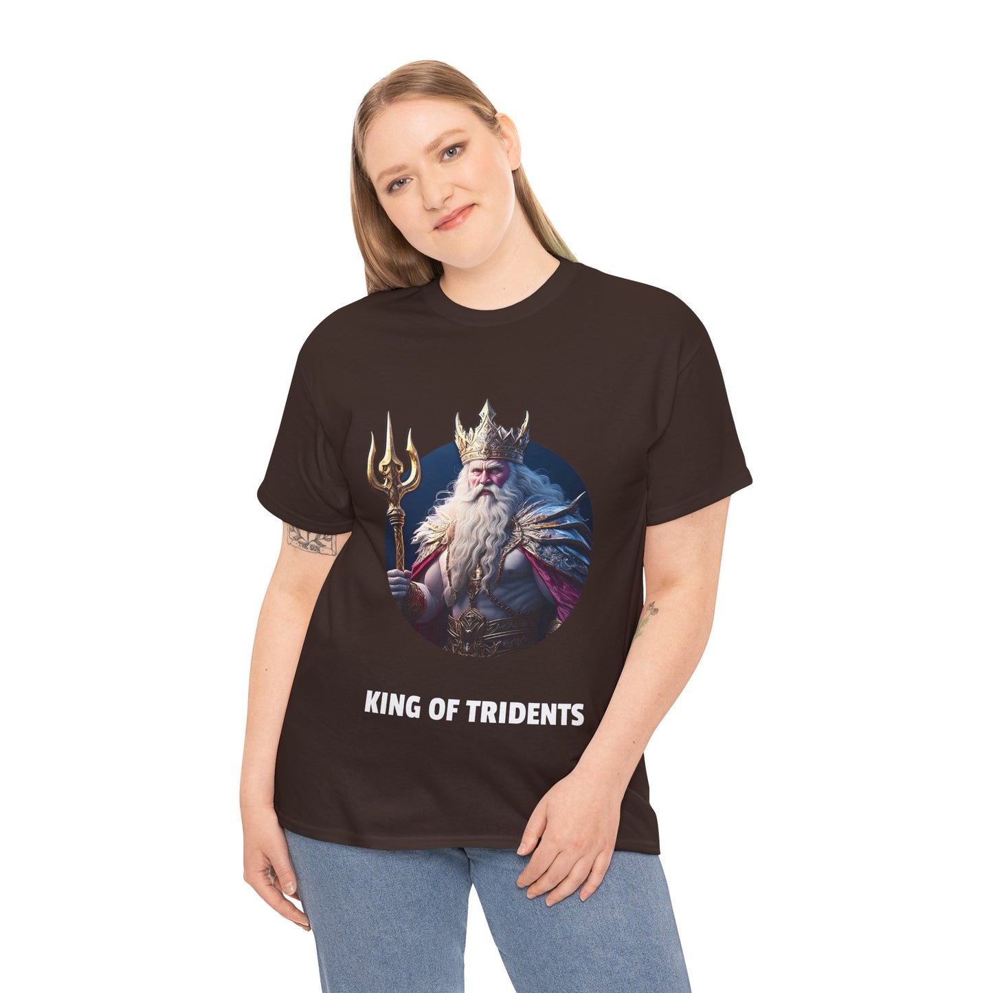 King Of Tridents - Unisex Heavy Cotton Tee (UK)