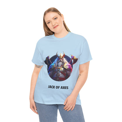 Jack Of Axes - Unisex-T-Shirt aus schwerer Baumwolle (UK)