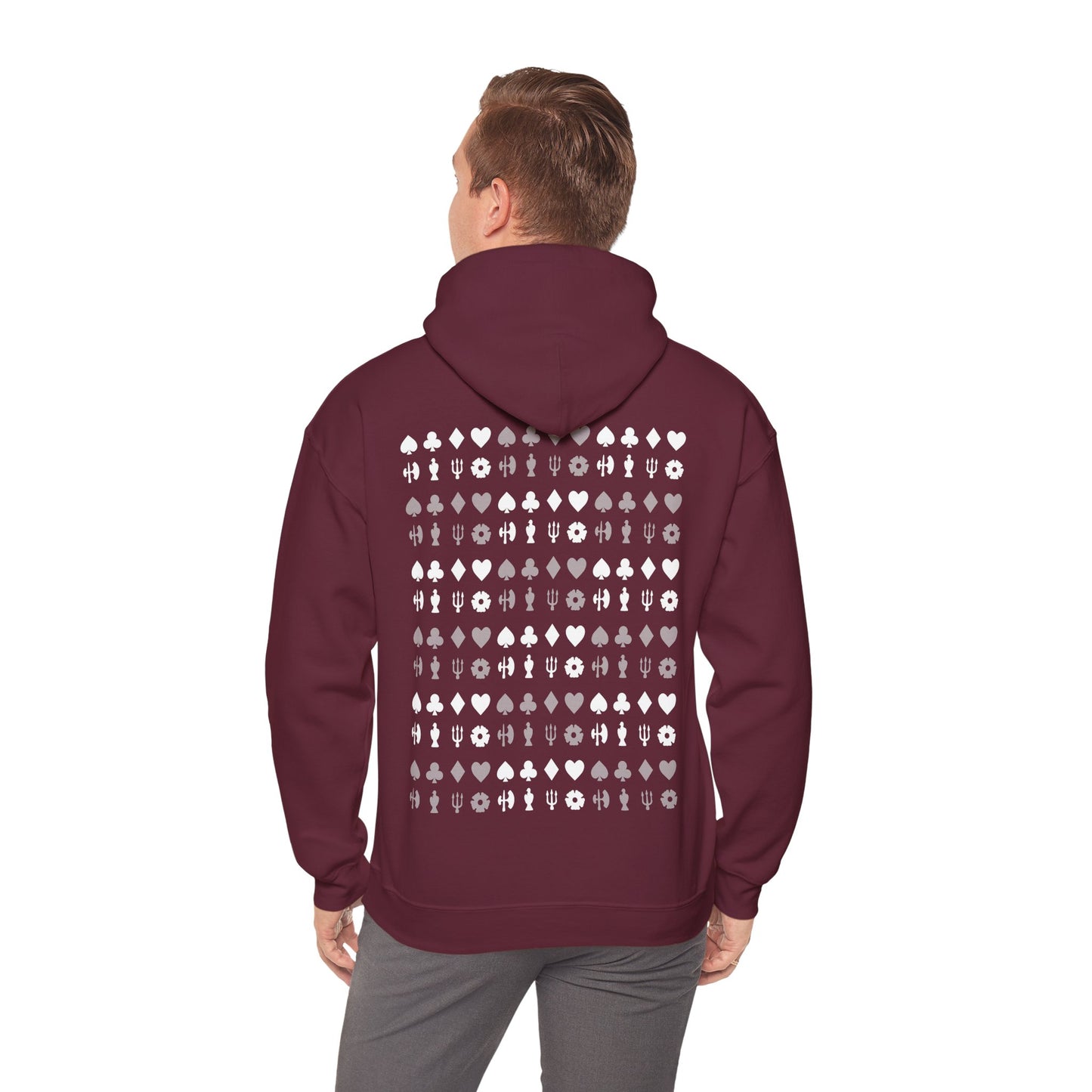 8 Suits - Unisex Heavy Blend™ Hooded Sweatshirt (UK)