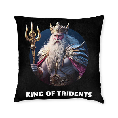 King Of Tridents - Square Pillow (UK)