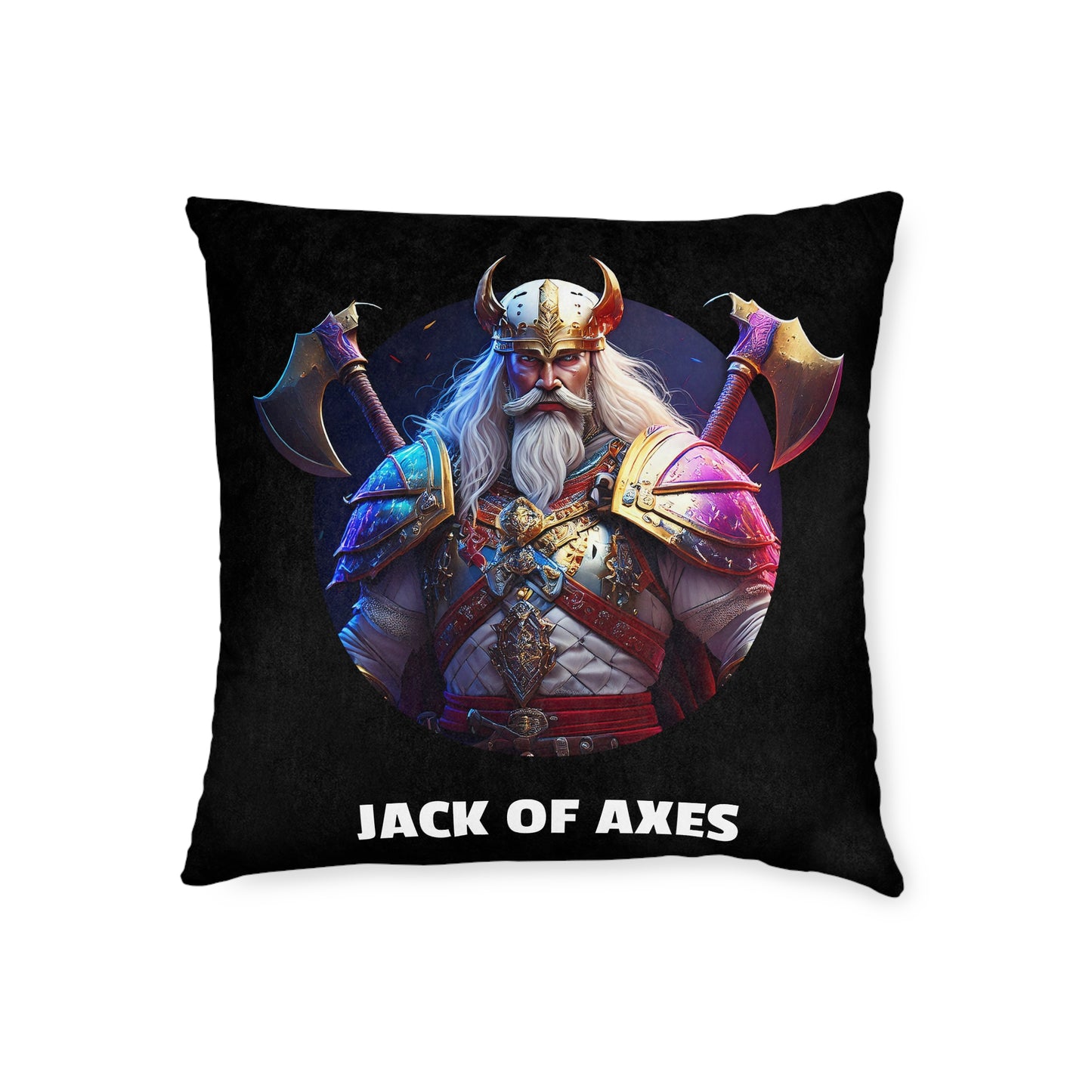 Jack Of Axes - Quadratisches Kissen (UK)