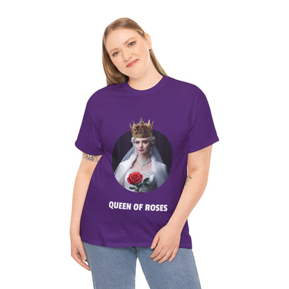 Queen Of Roses - Unisex Heavy Cotton Tee (UK)