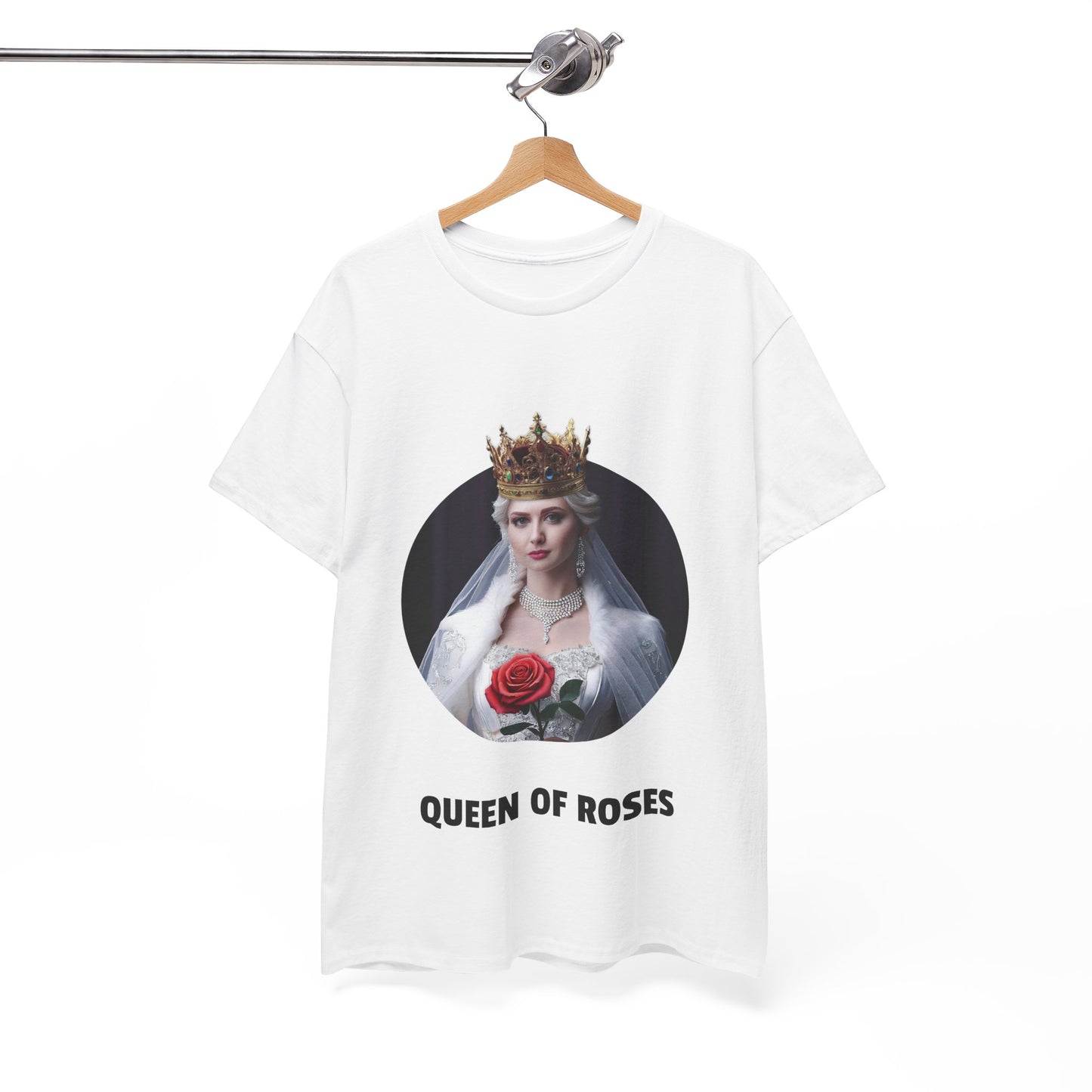 Queen Of Roses - Unisex Heavy Cotton Tee (UK)