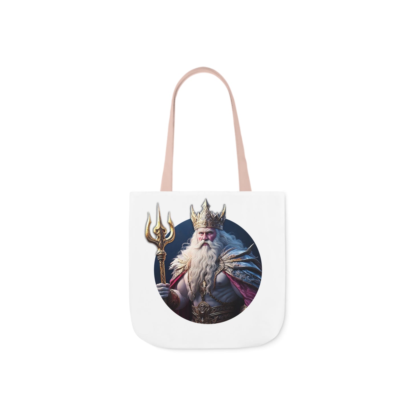 King Of Tridents - Canvas Tote Bag, 5-Color Straps (US)