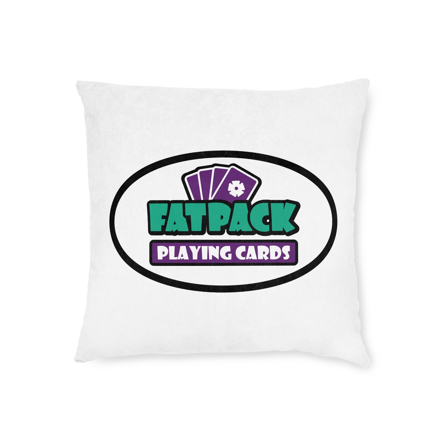 Fatpack Logo - Square Pillow (UK)