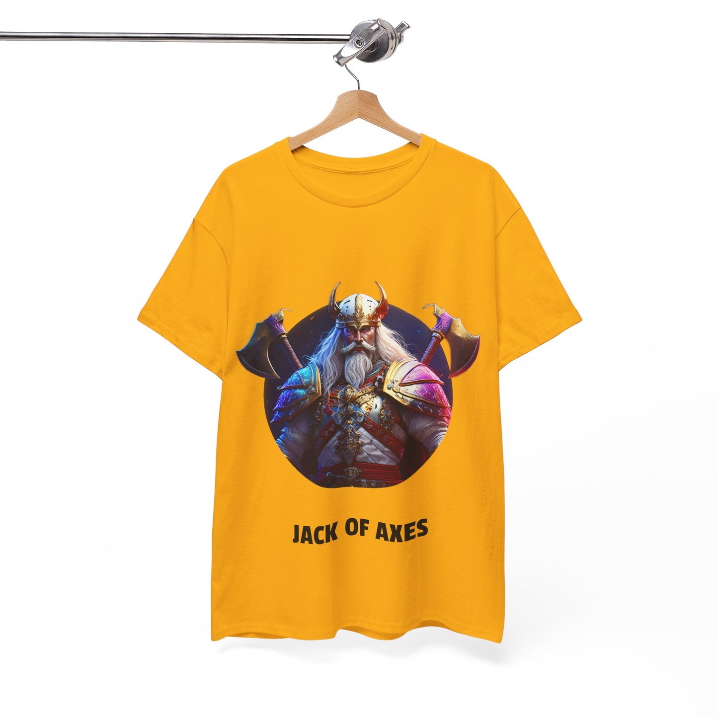 Jack Of Axes - Unisex-T-Shirt aus schwerer Baumwolle (UK)