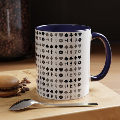 8 Suits - Accent Coffee Mug (11, 15oz) (UK)