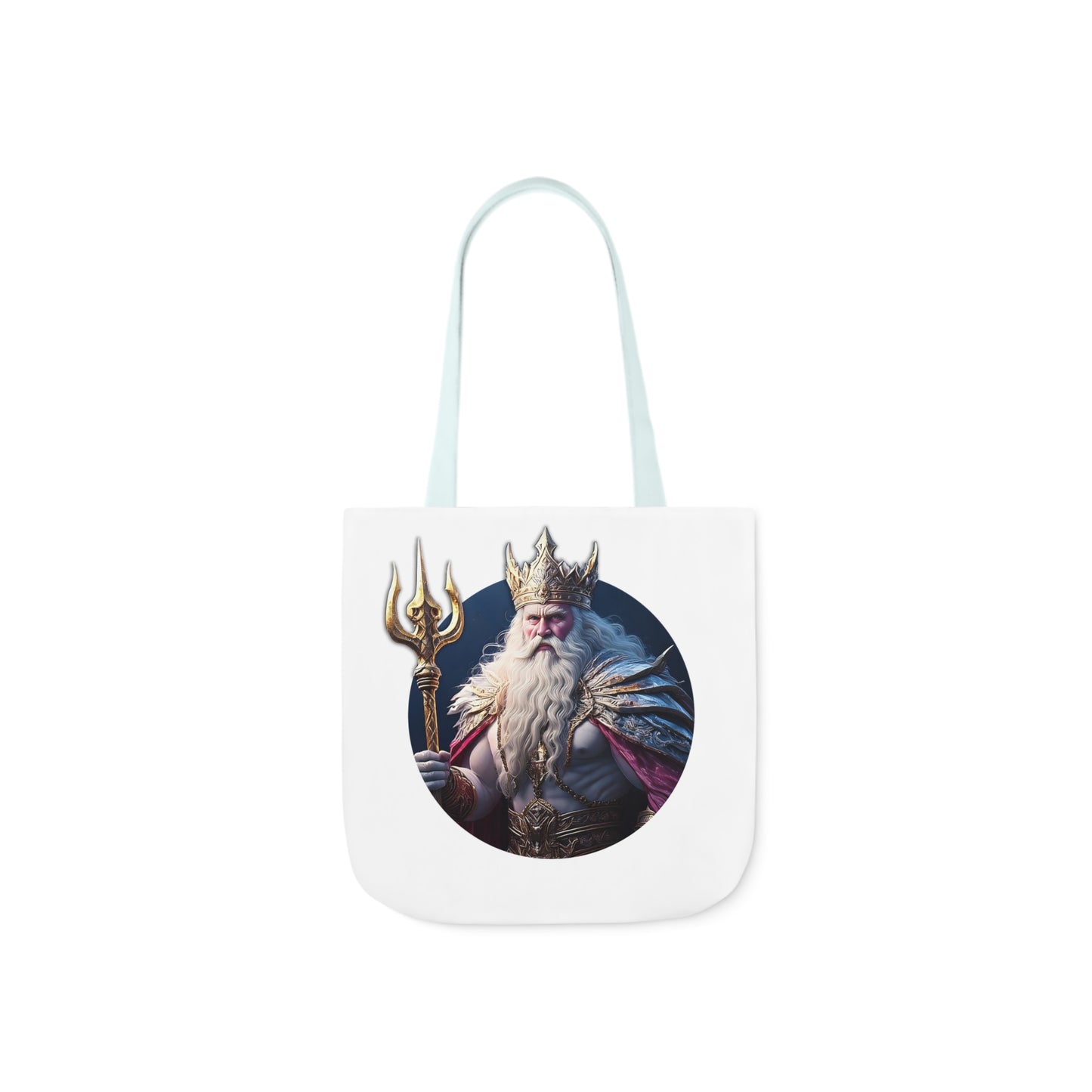 King Of Tridents - Canvas Tote Bag, 5-Color Straps (UK)