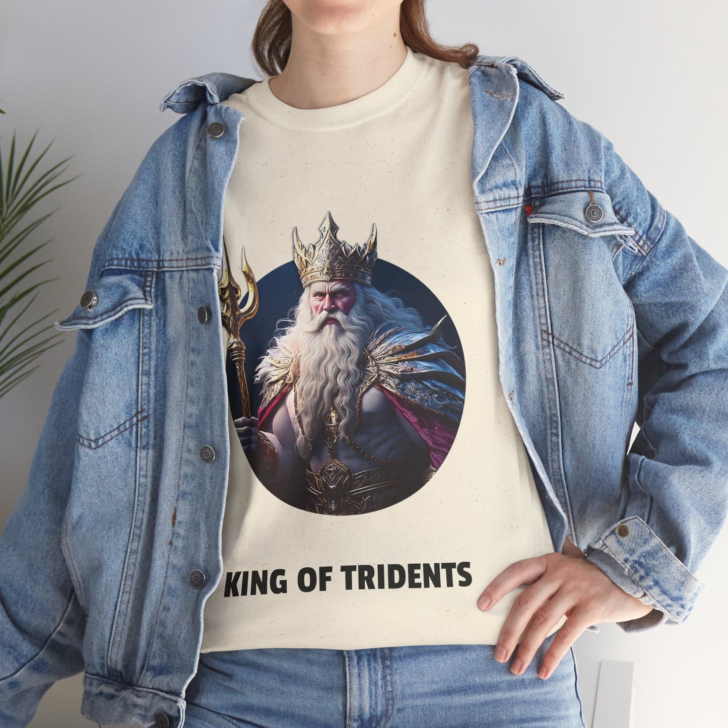 King Of Tridents - Unisex Heavy Cotton Tee (UK)