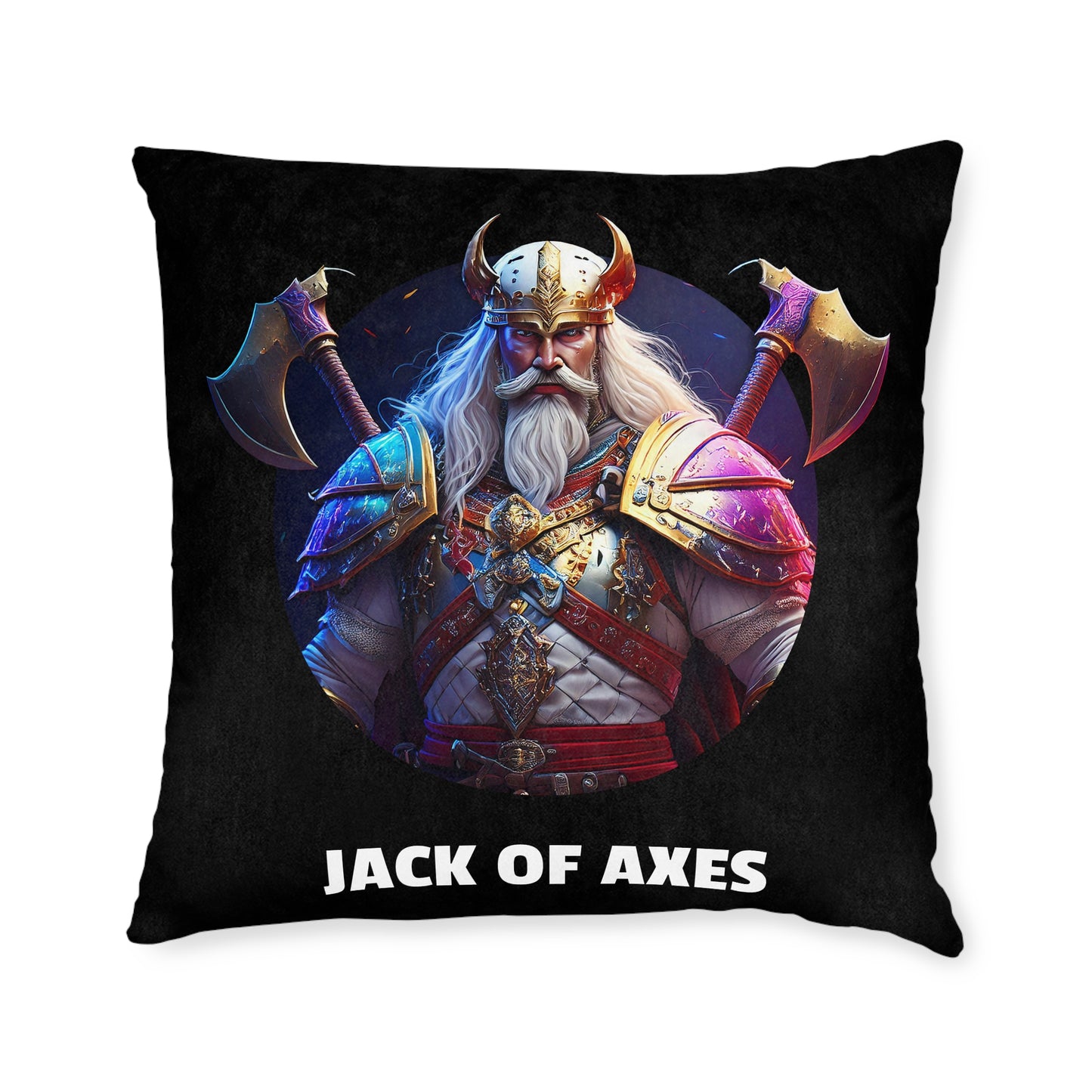 Jack Of Axes - Square Pillow (UK)